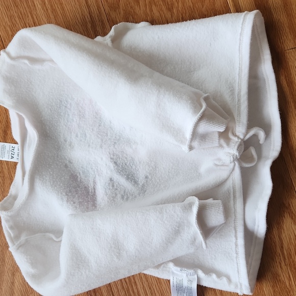 Carters Toddler White Lightweight Fleece Shirt Long Sleeve 2T - Picture 14 of 16